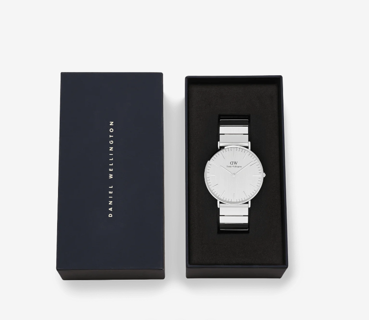 Immagine di Orologio Daniel Wellington Classic Piano Link Silver Unitone | DW00100775