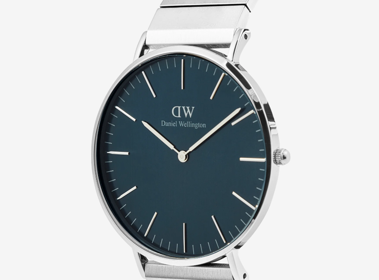 Immagine di Orologio Daniel Wellington Classic Piano Link Arctic Silver | DW00100776