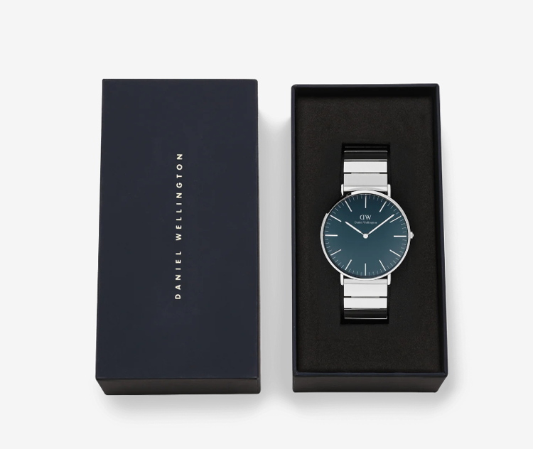 Immagine di Orologio Daniel Wellington Classic Piano Link Arctic Silver | DW00100776