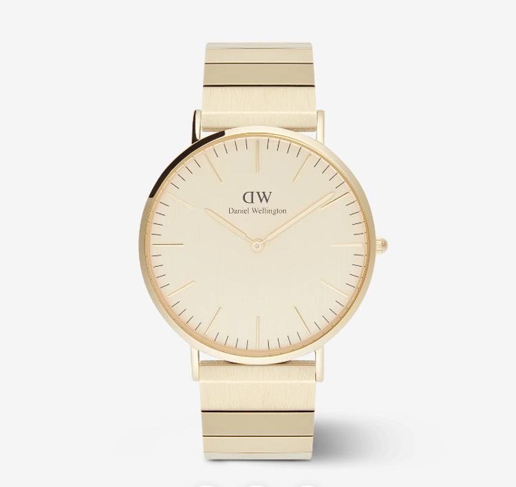 Immagine di Orologio Daniel Wellington Classic Piano Link Gold Unitone | DW00100779