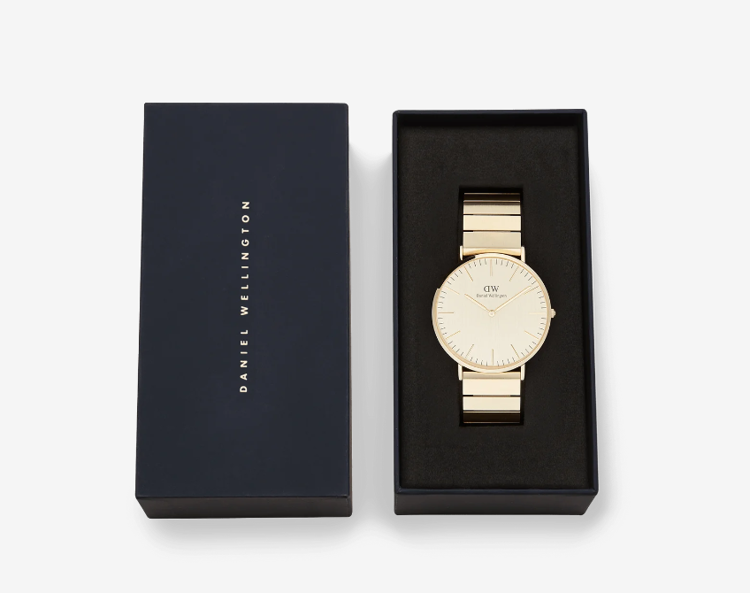 Immagine di Orologio Daniel Wellington Classic Piano Link Gold Unitone | DW00100779