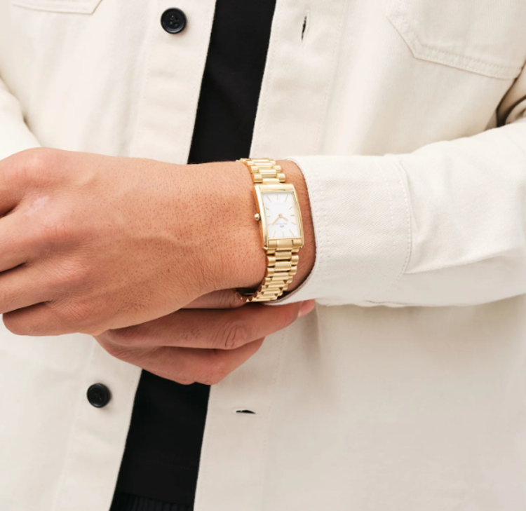 Immagine di Orologio Daniel Wellington Bound 3-Link Gold | DW00100703