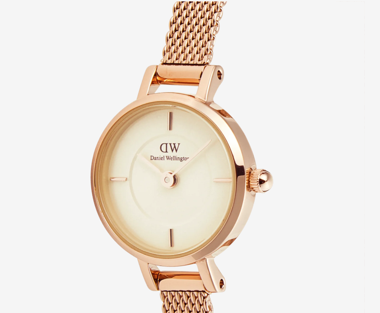 Immagine di Orologio Donna Daniel Wellington Petite Mini Champagne Melrose | DW00100741