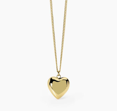 Immagine di Girocollo Cuore In Acciaio PVD giallo 2Jewels | 251966