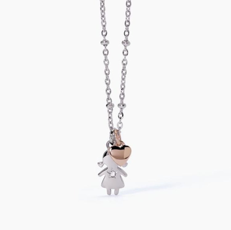 Immagine di Girocollo In Acciaio Pendente Bambina 2Jewels | 251849