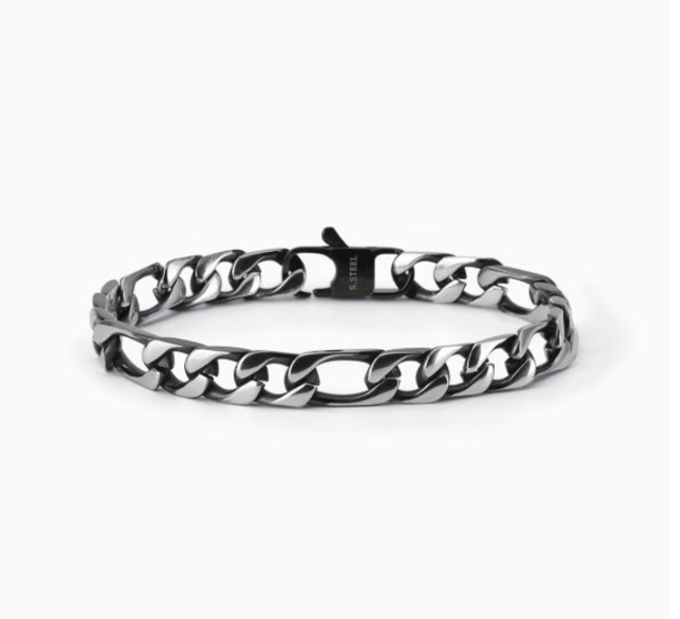 Immagine di Bracciale In Acciaio Da Uomo Con Catena Groumette 2Jewels | 232265