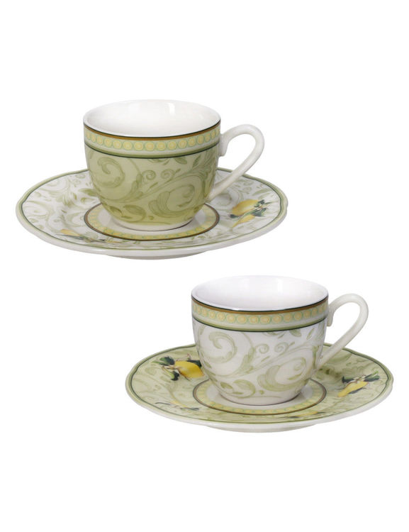 Immagine di Tazzina Caffè Limoni Set 2 Pezzi Brandani | 52754