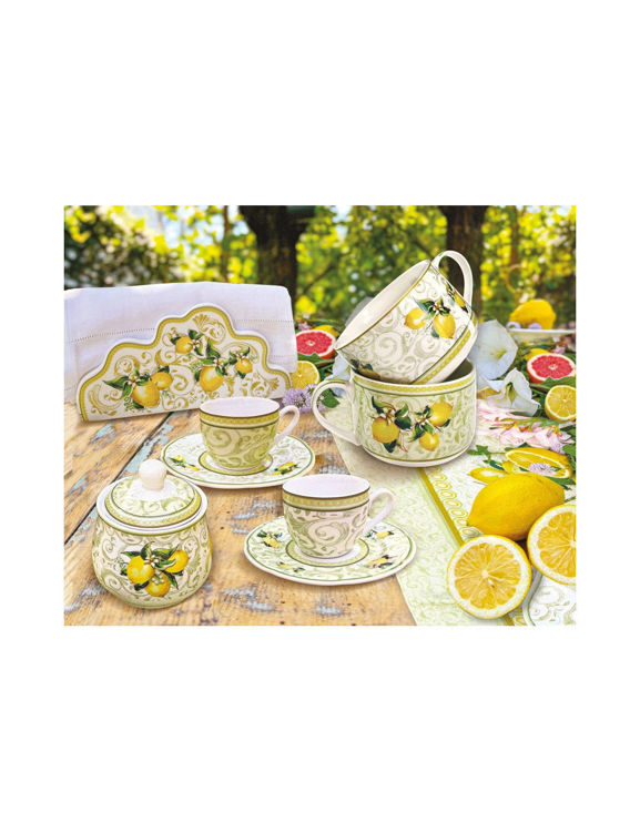 Immagine di Tazzina Caffè Limoni Set 2 Pezzi Brandani | 52754