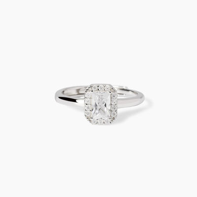 Immagine di Anello Da Donna Con Zircone Taglio Ottagonale Gioielli Mabina | 523443