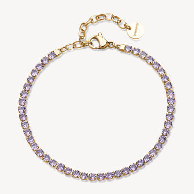 Immagine di Bracciale Tennis Acciaio Colore Amethyst Desideri Brosway | BEI104