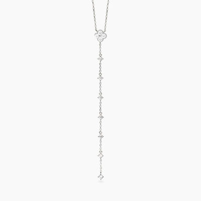Immagine di Collana A Y Con Ciondolo Fiore E Punti Luce Gioielli Mabina | 553792