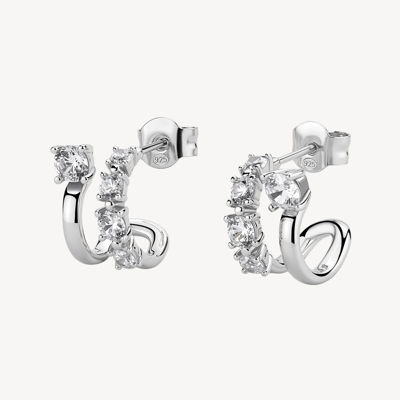 Immagine di Orecchini Zirconi Infinite White Gioielli Brosway Fancy | FIW153