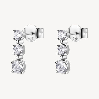 Immagine di Orecchini Pendenti Con Zirconi Infinite White Gioielli Brosway Fancy | FIW152