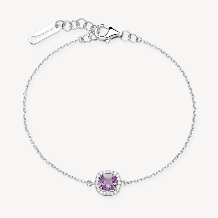 Immagine di Bracciale Con Zirconi Bianchi E Magic Purple Gioielli Brosway Fancy | FMP123