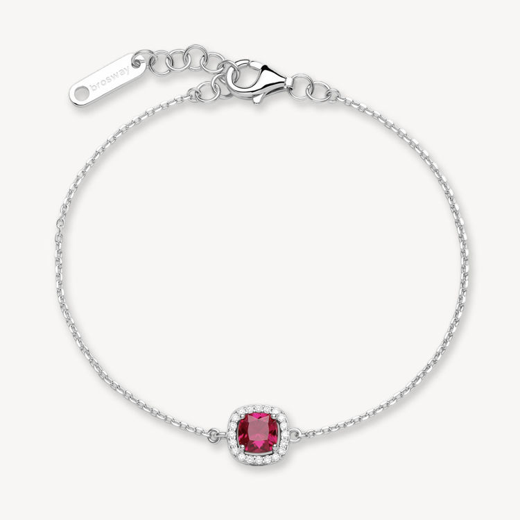 Immagine di Bracciale Con Zirconi Bianchi E Passion Ruby Gioielli Brosway Fancy | FPR133