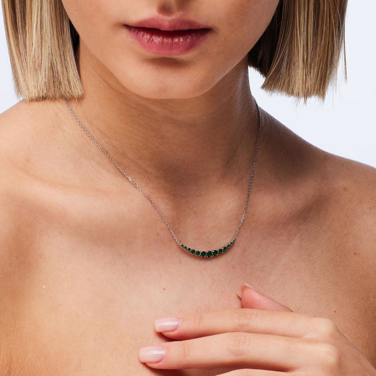 Immagine di Collana Con Zirconi Life Green Gioielli Brosway Fancy | FLG130
