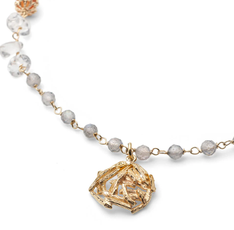 Immagine di Girocollo Donna Labradorite E Corniola Mariacristinasterling | G5058D