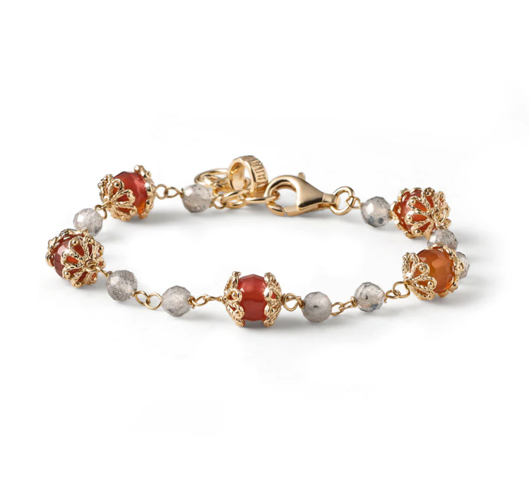 Immagine di Bracciale Donna Hera Corniola Mariacristinasterling | G5078D