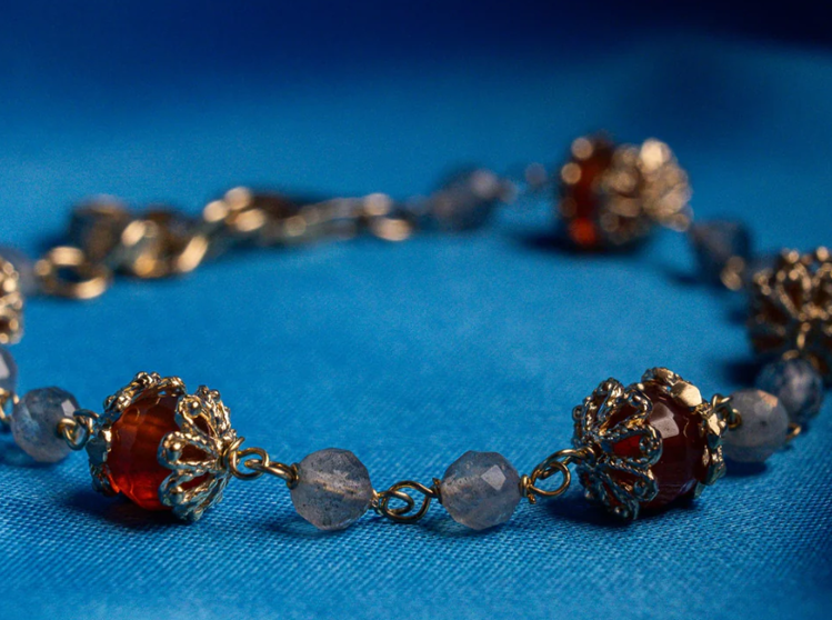 Immagine di Bracciale Donna Hera Corniola Mariacristinasterling | G5078D