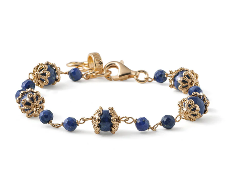 Immagine di Bracciale Donna Hera Lapislazzuli Mariacristinasterling | G5075D