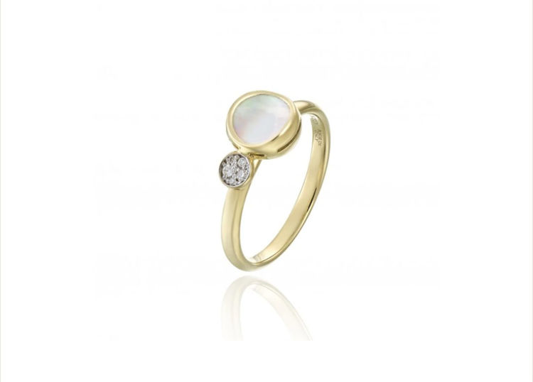 Immagine di Anello Donna In Oro Giallo E Diamanti Armillas Glow Caleido Chimento | 1A10330MW1150