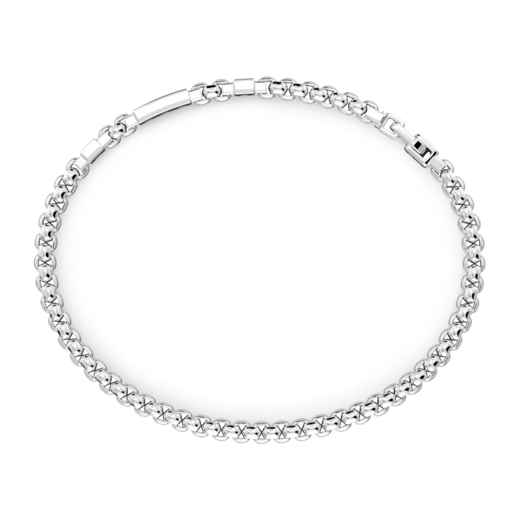 Immagine di Bracciale Uomo In Argento Con Pietre Naturali Blu Gioielli Zancan | ESB311-BL