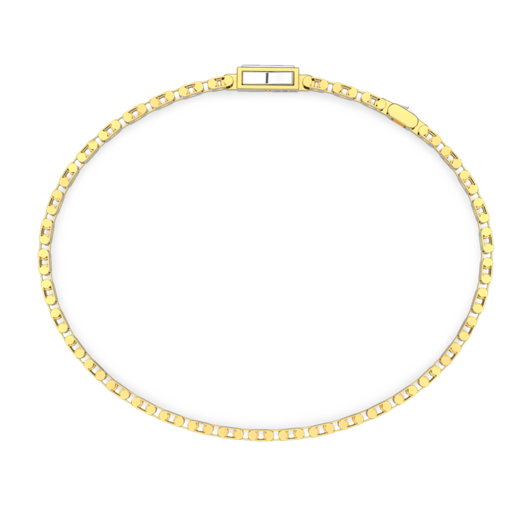 Immagine di Bracciale Uomo Solo Maglia In Oro Giallo 18 kt Zancan | UB016G-20