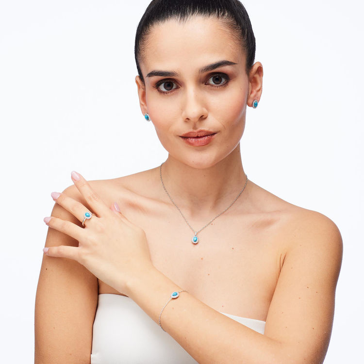 Immagine di Charm Con Turchese E Zirconi Gioielli Brosway Fancy | FCL121