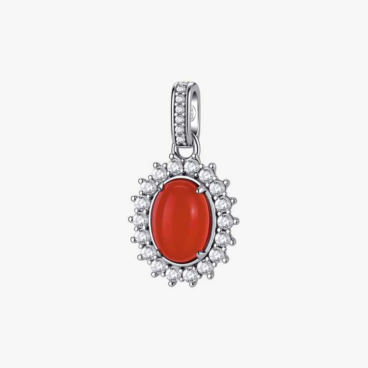 Immagine di Charm Con Agata Rossa E Zirconi Gioielli Brosway Fancy | FPR137