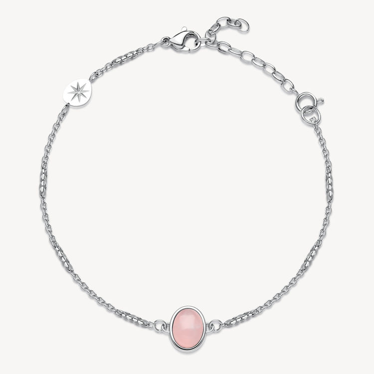 Immagine di Bracciale Acciaio Con Quarzo Rosa Essential Brosway | BNL141