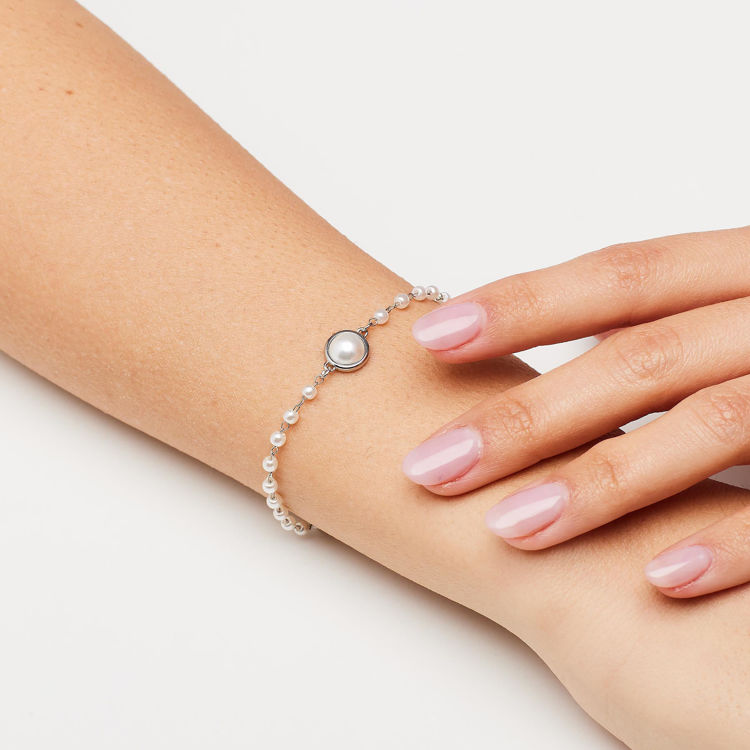 Immagine di Bracciale Acciaio Con Perla Di Conchiglia Essential Brosway | BNL135