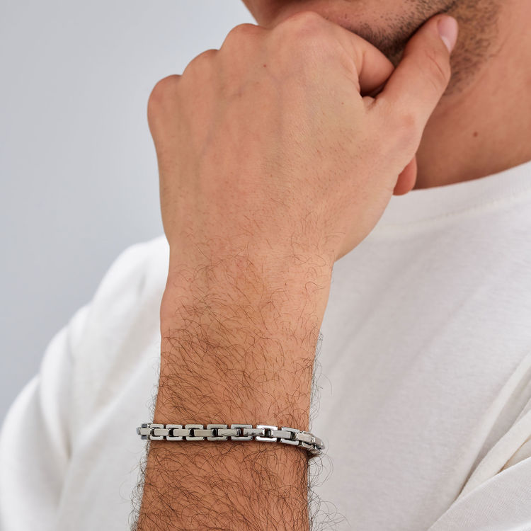 Immagine di Bracciale Uomo In Acciaio A Catena Riptide Brosway | BTD038