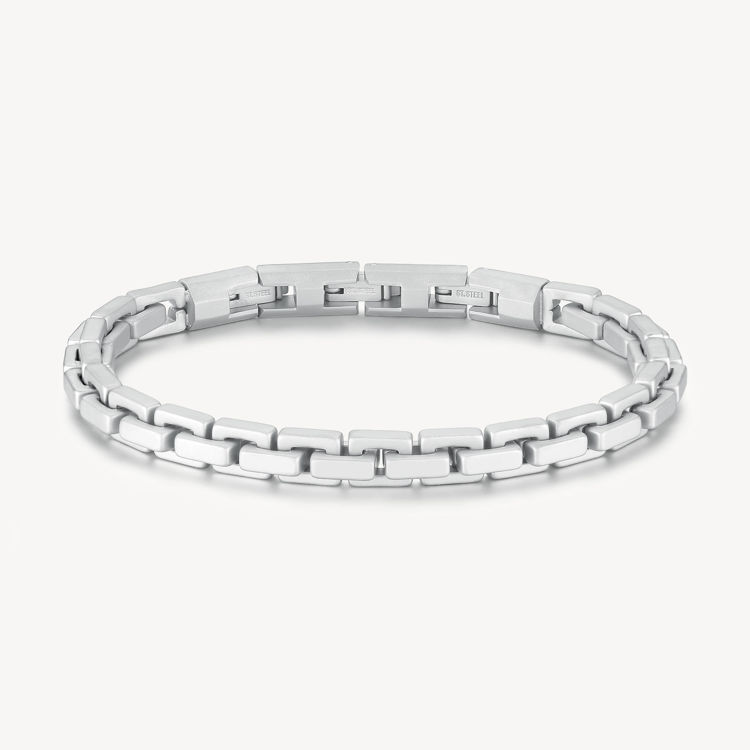 Immagine di Bracciale Uomo In Acciaio Satinato A Catena Riptide Brosway | BTD039