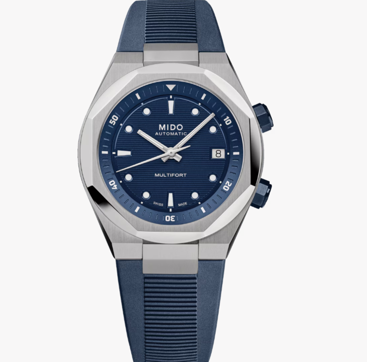 Immagine di Orologio Uomo Mido Multifort 8 Two Crowns Con Cinturino In Gomma | M047.507.17.041.00