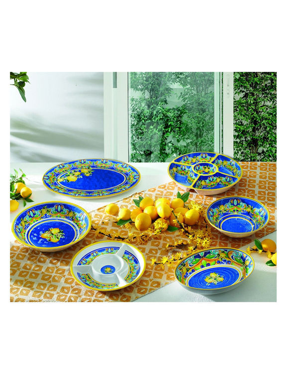 Immagine di Antipastiera Citrus Blu Melamina Brandani | 51565