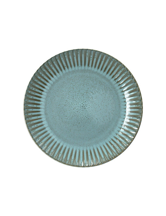 Immagine di Piatto Piano Melange Acquamarina Stoneware Brandani | 51686