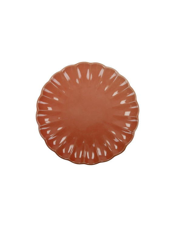 Immagine di Piatto Piano Calipso Arancione Stoneware Brandani | 51451