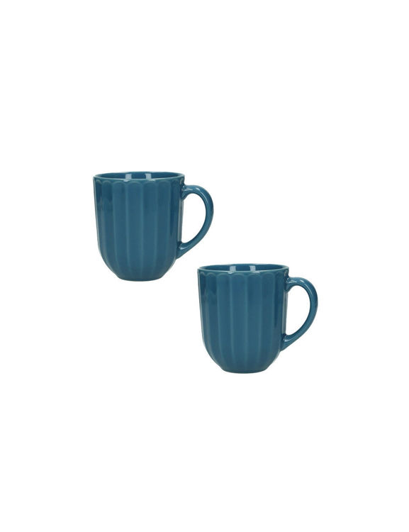 Immagine di Mug Calipso Avio Set 2 Pezzi Stoneware Brandani | 51464
