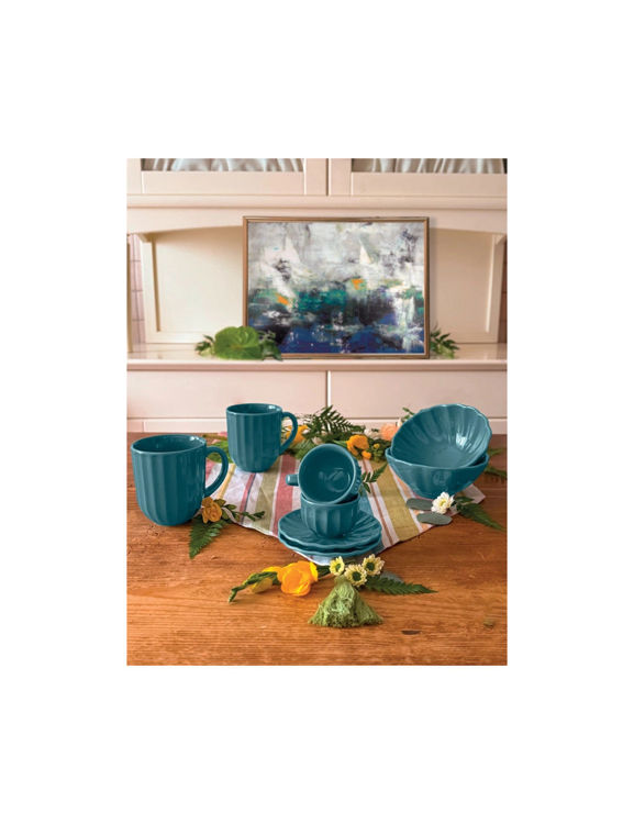Immagine di Mug Calipso Avio Set 2 Pezzi Stoneware Brandani | 51464