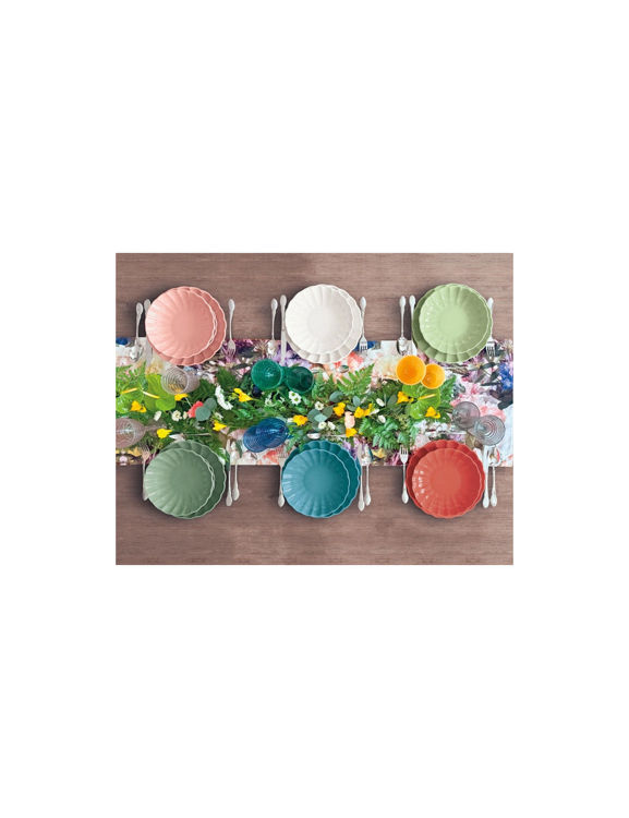 Immagine di Piatto Fondo Calipso Avio Stoneware Brandani | 51459