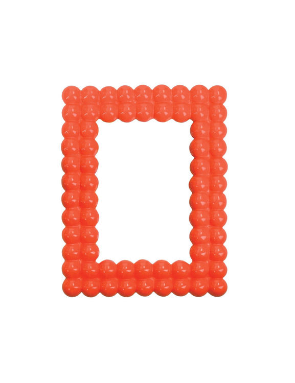 Immagine di Portafoto Lollipop Arancio Fluo Poliresina Brandani | 51631