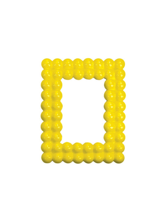 Immagine di Portafoto Lollipop Giallo Fluo Poliresina Brandani | 51628