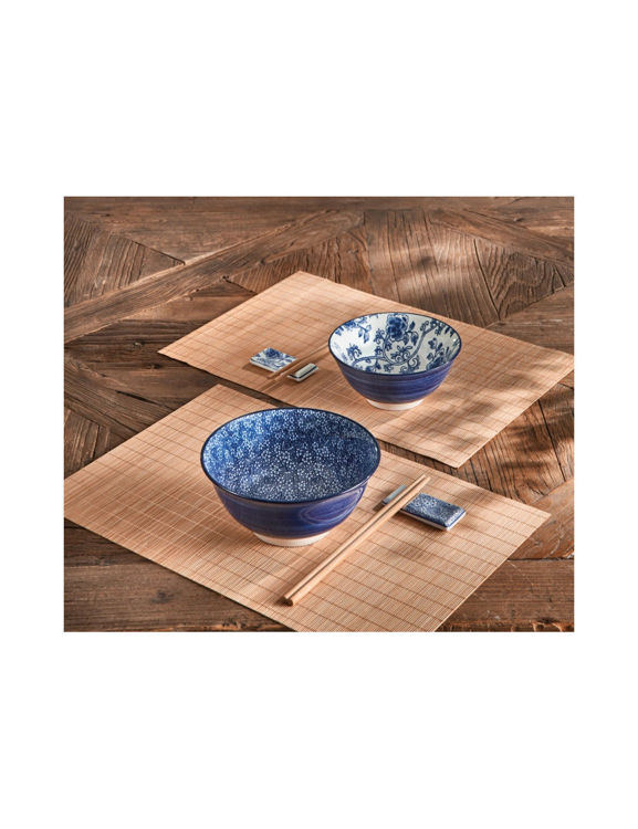 Immagine di Ciotolina Porcellana Sushi Experience Set 3 Pezzi Pocellana/Bamboo Brandani | 51756