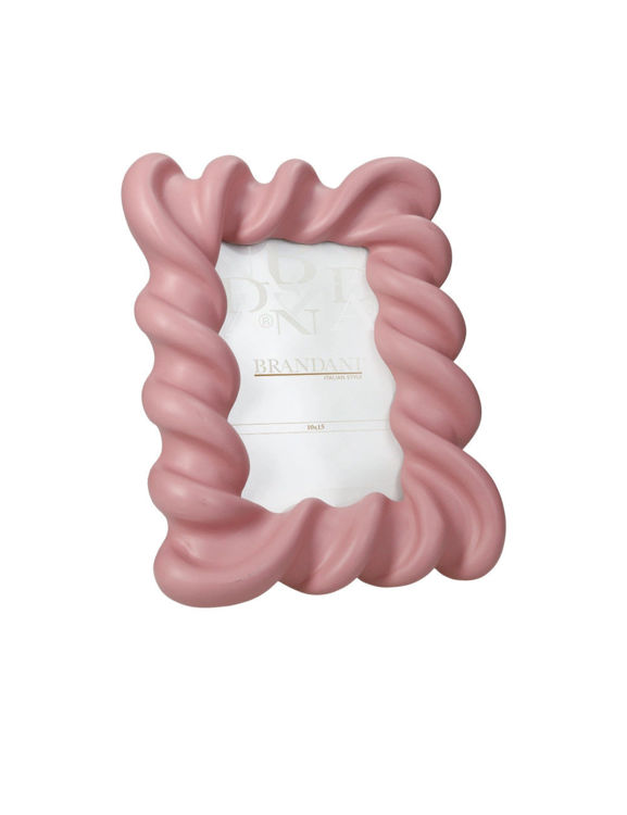 Immagine di Portafoto Candy Pink Poliresina Interno 10x15 Brandani | 51336