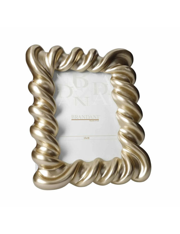 Immagine di Portafoto Candy Oro Poliresina Interno 13x18 Brandani | 51335