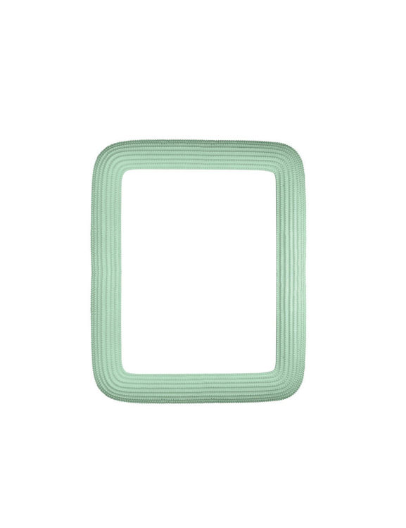 Immagine di Portafoto Texture Verde Acqua Poliresina Interno 18x24 Brandani | 51615