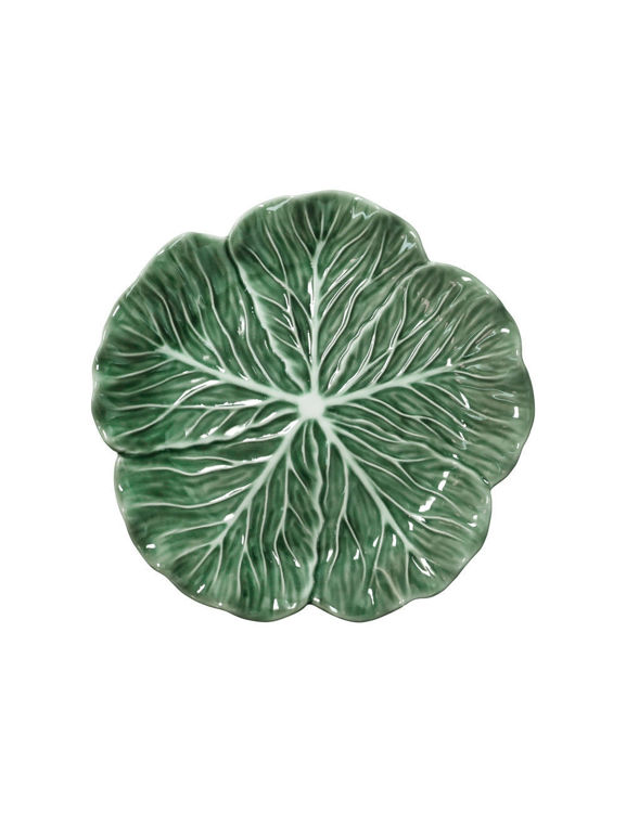 Immagine di Vassoio Foglia Vegan Verde Porcellana Brandani | 51672