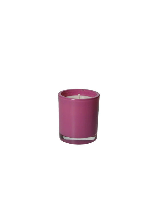 Immagine di Candela Profumata Rosa Con Cera Di Soia Essenza Rosa In Vetro Brandani | 51354